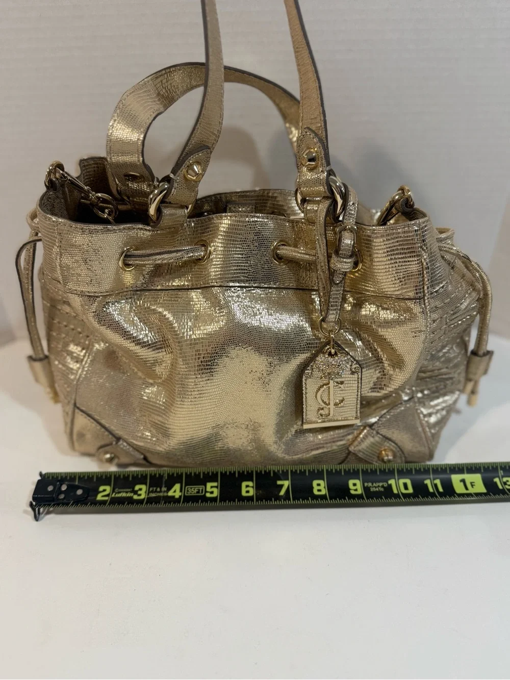 Juicy Couture Metallic Gold Satchel